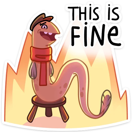 Стикер Игорь Угорь и Змей Сергей - 6