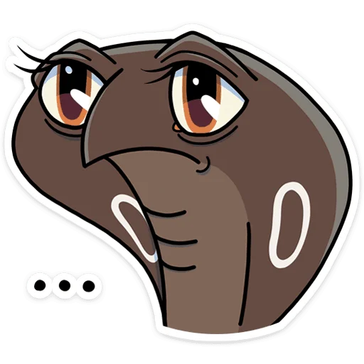 Стикер Игорь Угорь и Змей Сергей - 0