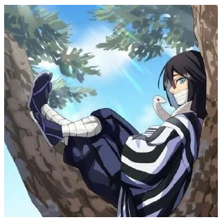 Стикер Игуро Обанай - 8