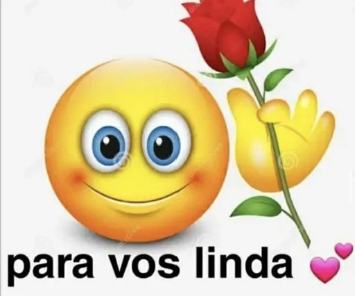 flower cartoon smiley