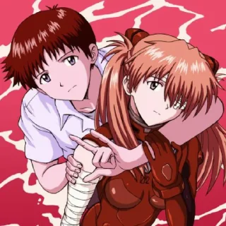 Sticker Аска_Синдзи - 9