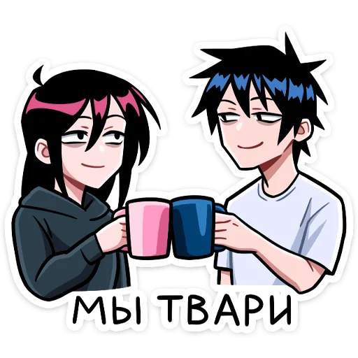 Sticker IkkiIMortiNyasticks - 1