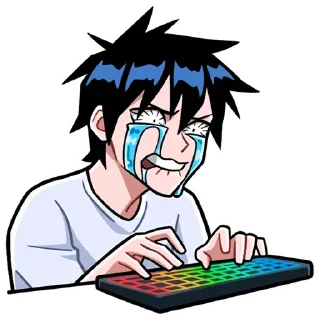 Стикер Икки без надписей - 3