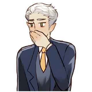 Стикер Эльф в костюме @Nyasticks - 9