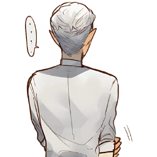 Стикер Эльф в костюме @Nyasticks - 11