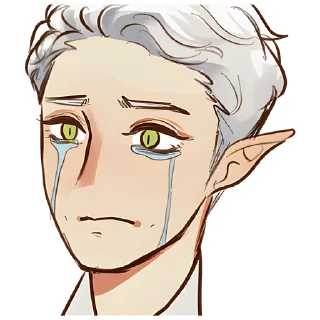 Стикер Эльф в костюме @Nyasticks - 4