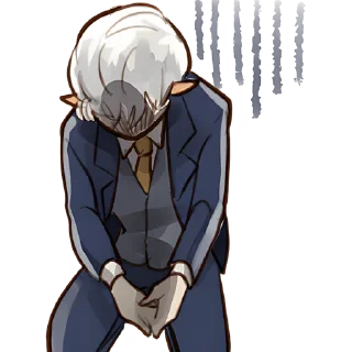 Стикер Эльф в костюме @Nyasticks - 5