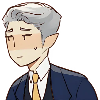 Sticker Эльф в костюме 2 @Nyasticks - 2