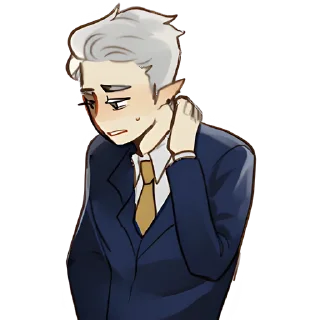 Sticker Эльф в костюме 2 @Nyasticks - 5