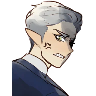 Sticker Эльф в костюме 2 @Nyasticks - 8