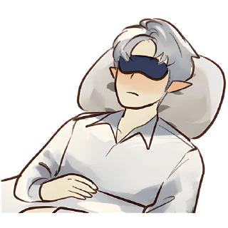 Sticker Эльф в костюме 2 @Nyasticks - 3