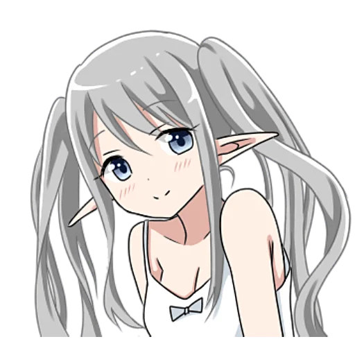 Стикер Эльфийка @nyasticks - 5