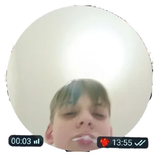 Sticker илюша одинок как лох - 0