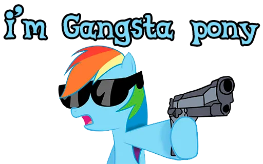 Sticker ImRainbowDash - 1
