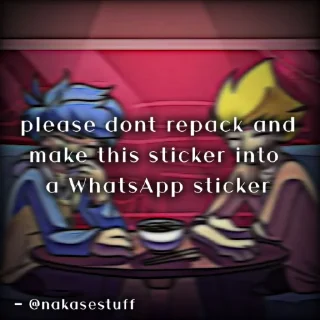 Sticker Wakasa imaushi — @nakasestuff - 4