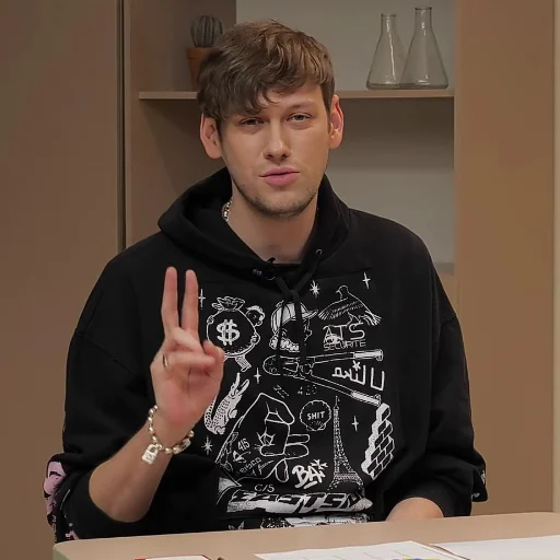 person wall clothing