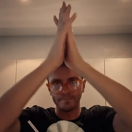 person human face wall