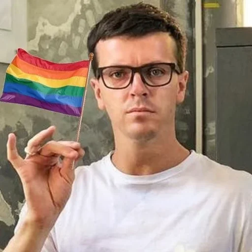 person human face glasses