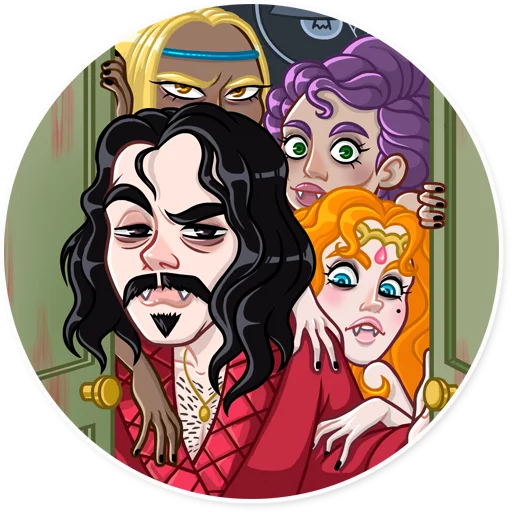 cartoon illustration human face