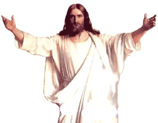 Стикер In Jesus hands @stickersb2b - 1