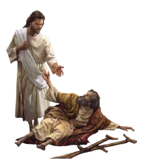 Стикер In Jesus hands @stickersb2b - 2