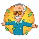 Sticker Stan Lee - 1