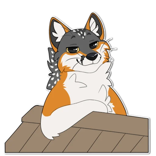 Sticker IndigoFox - 1