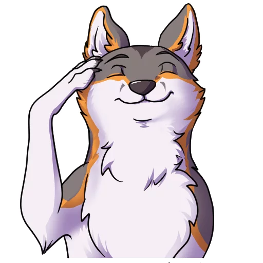 Sticker IndigoFox - 1