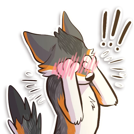 Sticker IndigoFox - 1