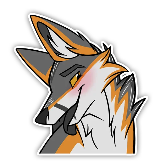 Sticker IndigoFox - 1