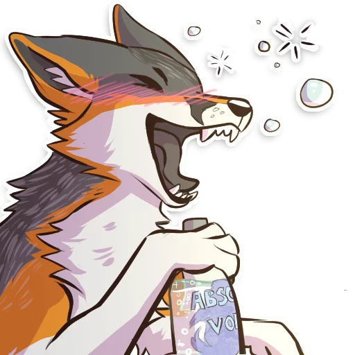 Sticker IndigoFox - 1