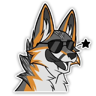 Sticker IndigoFox - 9