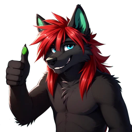 Sticker IndirWolf - 1