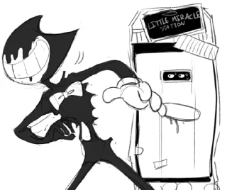 Стикер ᴡᴇʟᴄᴏᴍᴇ ᴛᴏ ᴛʜᴇ ɪɴᴋ ʜᴇʟʟ - 8