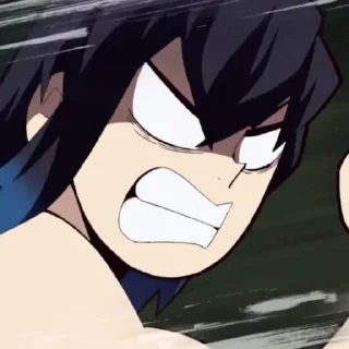 Стикер `Inosuke Hashibira. @JustSomeBullshit - 10