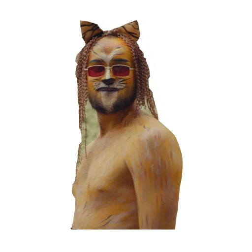 art human face statue