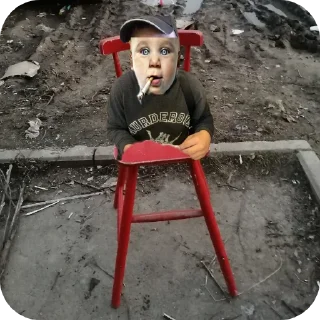 Sticker Ишаааа3 @svinoubezishe - 8