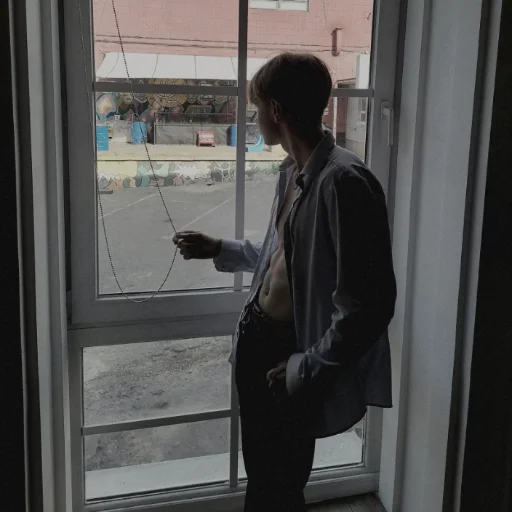 одежда Человек окно