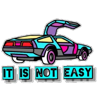 Sticker ItIsNotEasy - 0