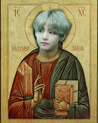 human face clothing painting