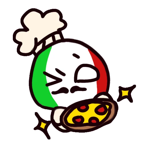 Sticker ItaliaPizzaPeperonni - 1