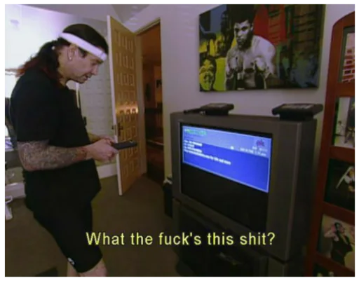 text clothing indoor