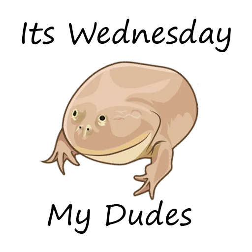 Sticker ItsWednesdayMyFriends - 1