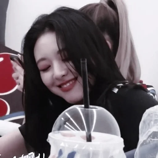 person human face soft drink