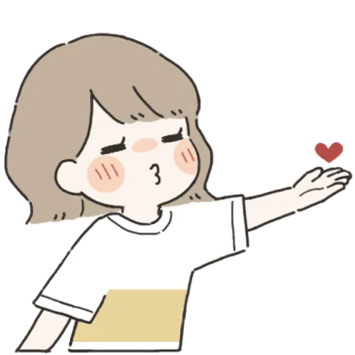 Стикер Я всегда рядом (тян) @nyasticks - 8