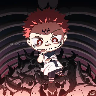 Стикер ☠️Random JJK (@TodorokiShouto) - 11