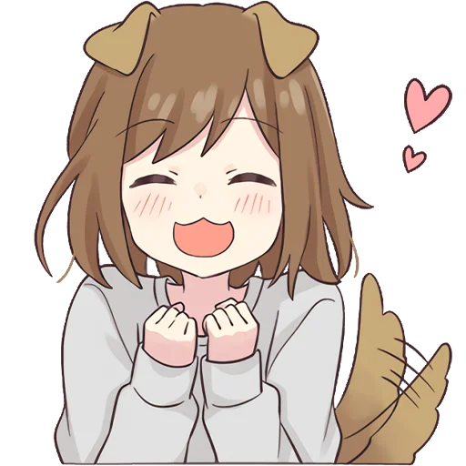 Sticker JPS_DogGirl2 - 1