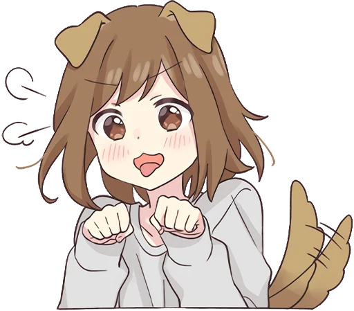Sticker JPS_DogGirl2 - 1