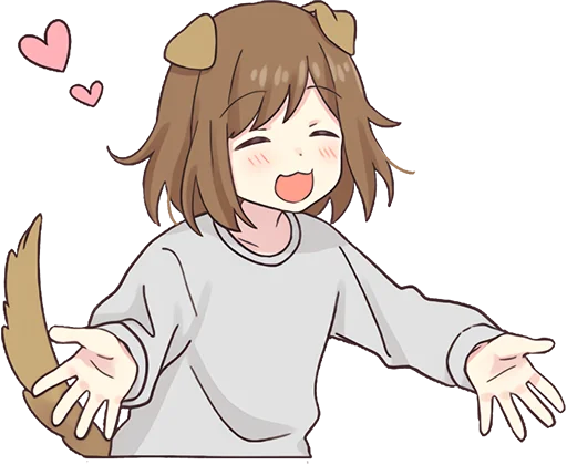 Стикер JPS_DogGirl2 - 1
