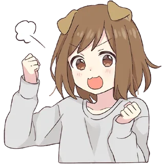 Стикер Dog Girl Pt.2 @jp_stickers - 6